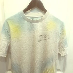 OFF-WHITE AIRBRUSH T-SHIRTS/S